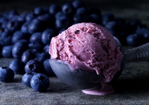 Hilary Moore's blueberry ice cream photo - one of last year's winning entries.