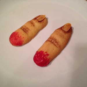 Halloween Severed Finger Biscuits - Final