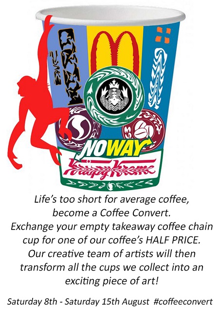 Coffee convert A4 flyer
