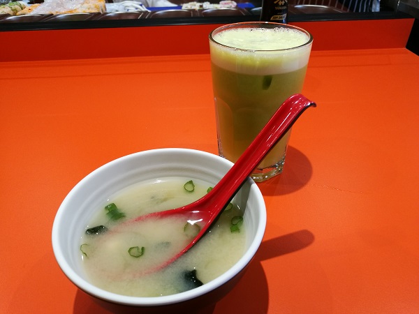 Yakinori Bristol - Miso Soup and Juice