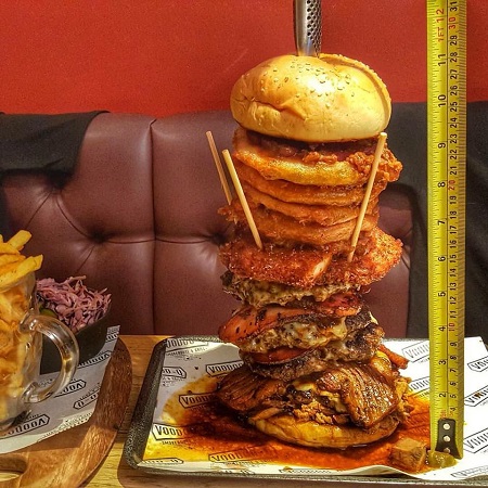 Voodoo Q Burger Challenge