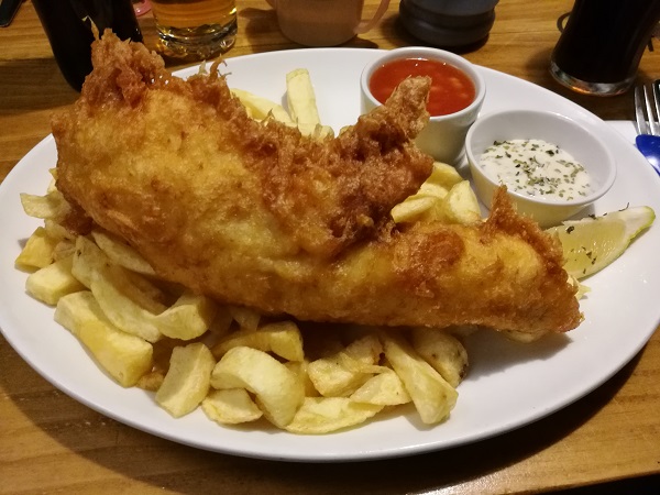 Catch22 Park Street - Large Haddock and Chips