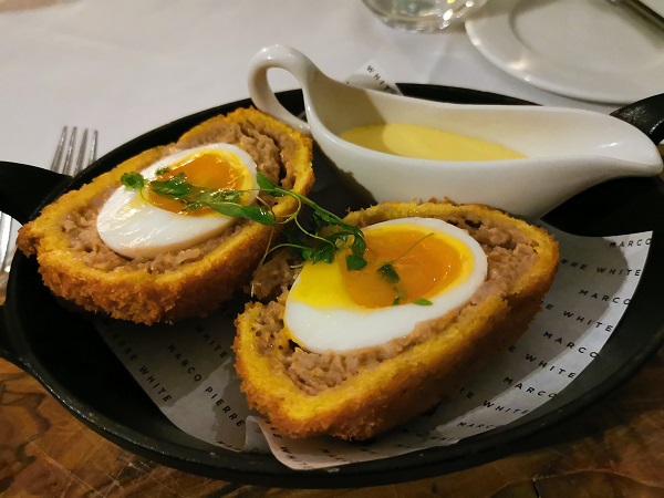 DoubleTree by Hilton Cadbury House Hotel - MPW Steakhouse - Scotch Egg