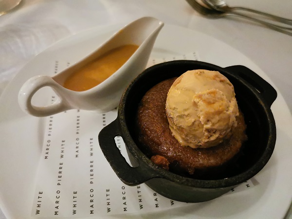 DoubleTree by Hilton Cadbury House Hotel - MPW Steakhouse - Sticky Toffee Pudding