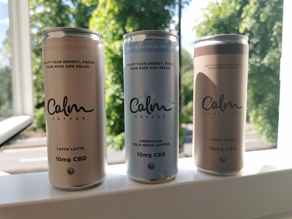 Calm Drinks range - front