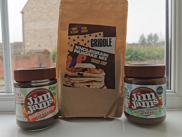 JimJams Spreads and Griddle Pancake Mix - Product Shots