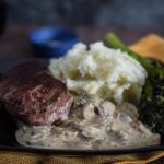 Venison haunch steaks with stroganoff sauce - Wild and Game
