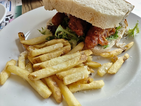 Little Harp Inn, Clevedon - Fish Goujon Sandwich