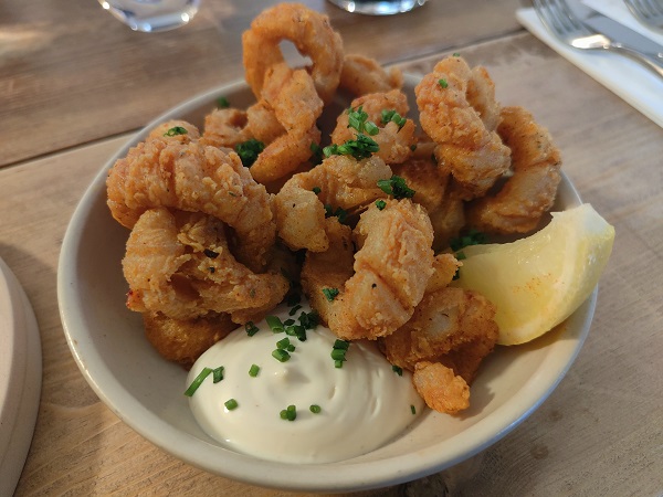 The Queens, Chew Magna - Sunday Lunch - Crispy Squid