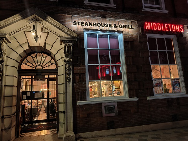 Middletons Steakhouse Chelmsford - Exterior