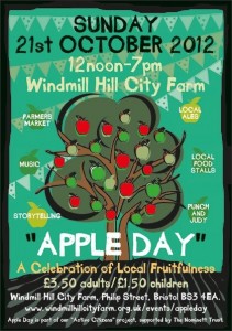 Apple Day at Windmill Hill City Farm: Sunday, October 21st