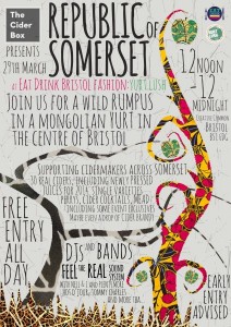 The Cider Box presents: Republic of Somerset, The Bristol Chapter, March 29