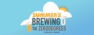 New Summer’s Brewing campaign at Zerodegrees