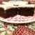 Christmas pudding brownies with sherry cream cheese frosting