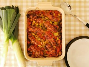 Cooking with British leeks: Wrexham Bake