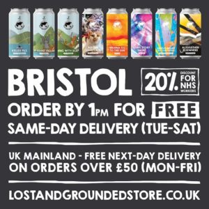 FREE same-day Bristol delivery from Lost and Grounded!